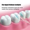 200Pcs/box Plastic Toothpicks Double-headed Disposable Interdental Brush Dental Tooth Flossing Head Oral Hygiene Clean The Mouth