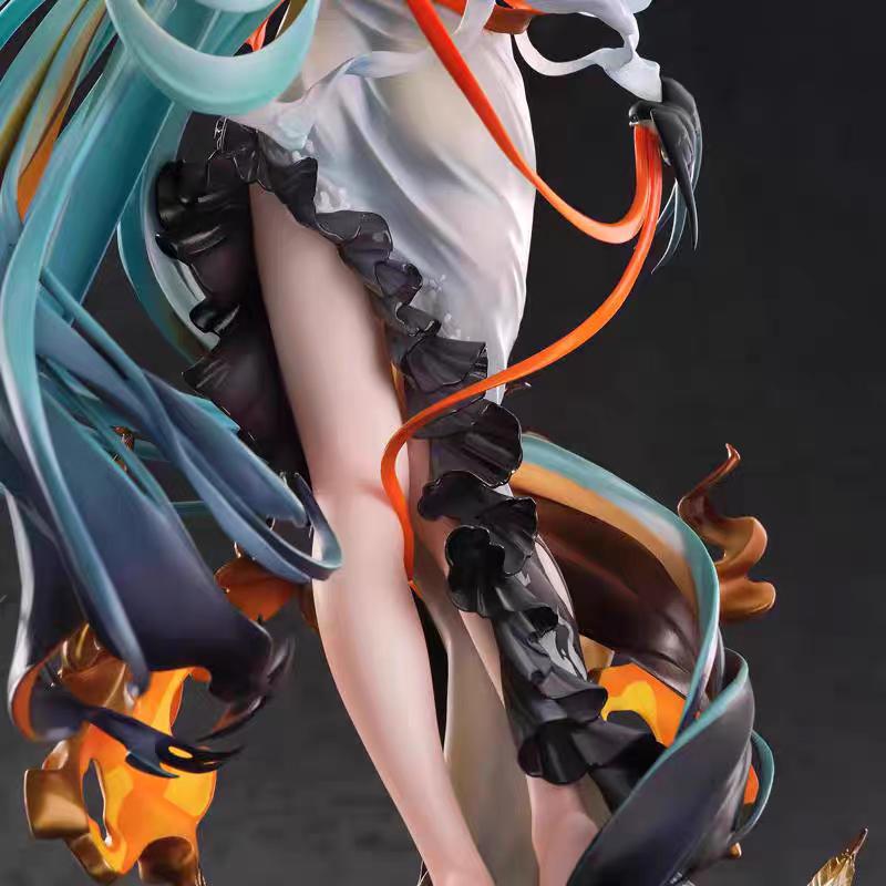 1/8 PVC Long Hair Hatsune House Of Flying Daggers Anime Peripherals Desk Setup Ornament Anime Girl Trendy Toy Model Boy'S Gift