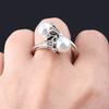 A Song Of Ice And Fire Daenerys Targaryen Flower Pearl Ring Fashion Woman Girl Jewelry Fan Gift