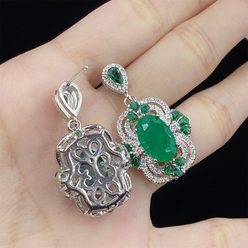 Sace Gems Clássico liga de cobre zircão anel brincos pingente colar conjuntos de jóias presentes festa de casamento