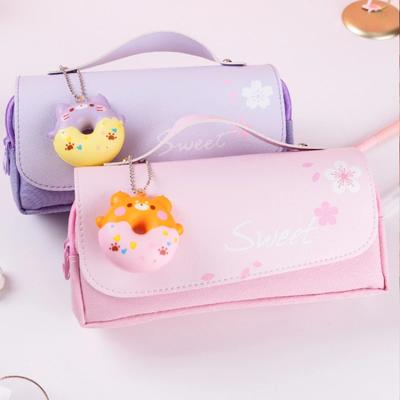 Cartoon Decompression Portable Student Stationery Bag Large Capacity Multi-functional Pencil Case with High Value Value