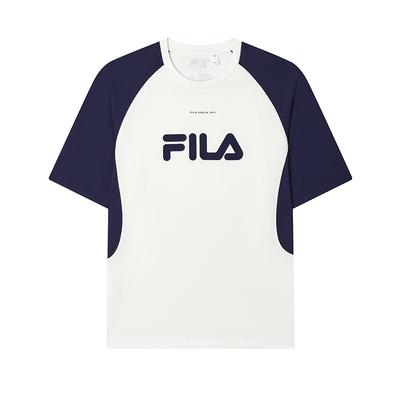 Fashionable Versatile Knitted Short Sleeve T-Shirt Men Tops Cloud-Mushroom-White F11M519101FWT