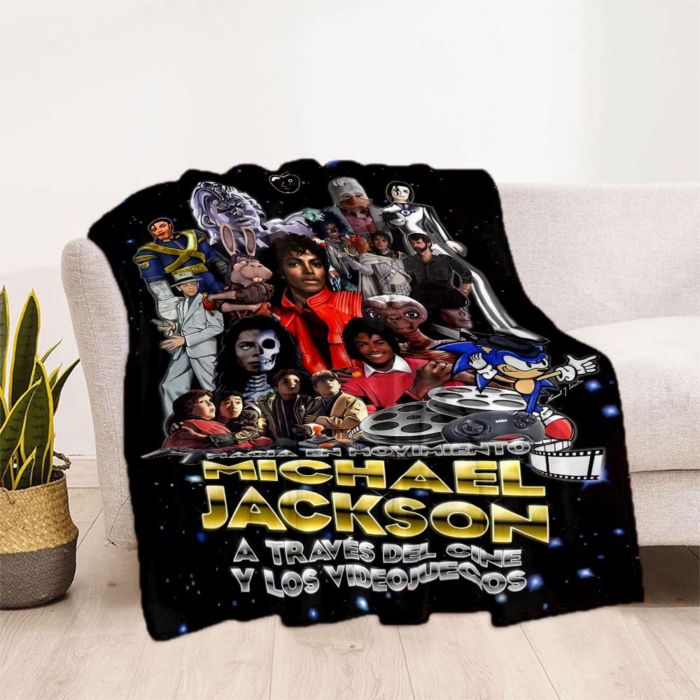 Michael Jackson 68 Blanket Warmthful Decor Great for Bedding Picnics Seaside for All Occasions Stylish Decor Gifts For Family Or Friends
