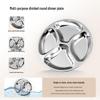 304 Stainless Steel Divided Meal Prep Plate