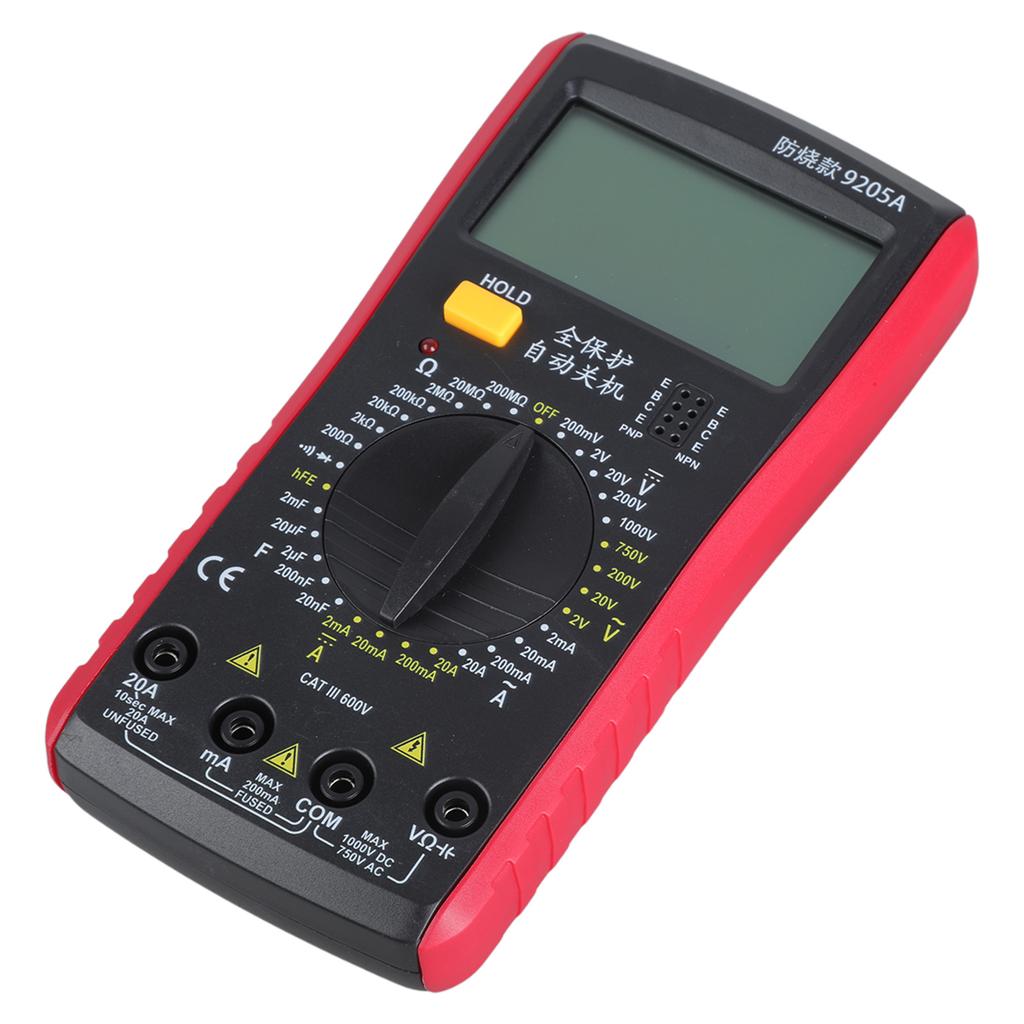 Advanced Auto Ranging Digital Multimeter With Backlit Screen Overload Protections Lightweight Stable For Electrical Diagnostics