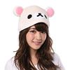 SAZAC Fleece Kigurumi Half Cap, Korilakkuma, Adult, One Size Fits All RAX-015