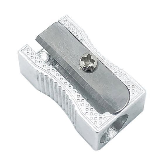 12Pcs Portable Pencil Sharpener Non-Slip Base Single Hole Compact Size Manual Hand Held Pen Sharpener School Stationery Gift