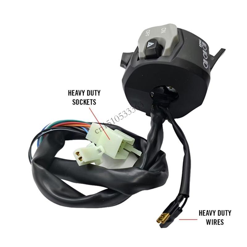 

090E Reliable Motorcycle Control Switch Motorcycle Horn Switch Offering Enhanced Stability Motorcycle Spare for Bike Owners China Mainland