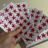 10 pcs Golden Star Reward Stickers Self-Adhesive Gold Star Stickers for Classroom Teacher