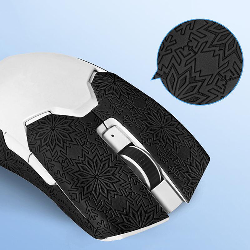 1Set Ultraglide Mouse Anti Slip Sticker For Viper V3 Pro Non-Slip Anti Sweat Tape Ultrathin Snowflake Texture Anti Sweat Patch