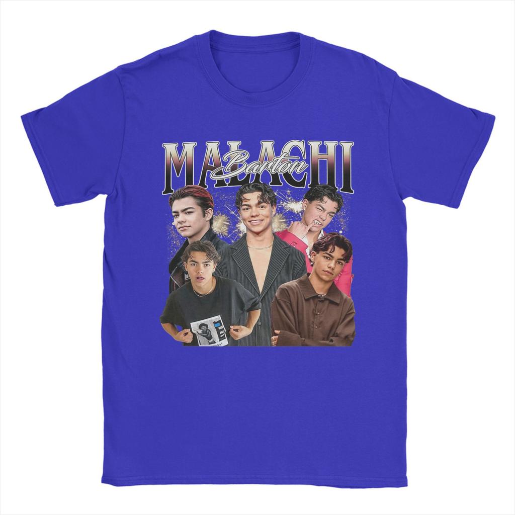 Awesome Malachi Barton T-Shirt for Men Round Collar 100% Cotton T Shirts  Short Sleeve Tees Gift Idea Tops