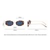 Novos Óculos de Sol Punk Metálicos Ovais Moda Mulheres Homens Lentes Tendências Marca de Luxo Óculos de Sol Leopardo Feminino Retrô Praia