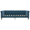 Vidaxl Sofa Z Funkcją Spania, Niebieska, 100X200 Cm, Obita Aksamitem