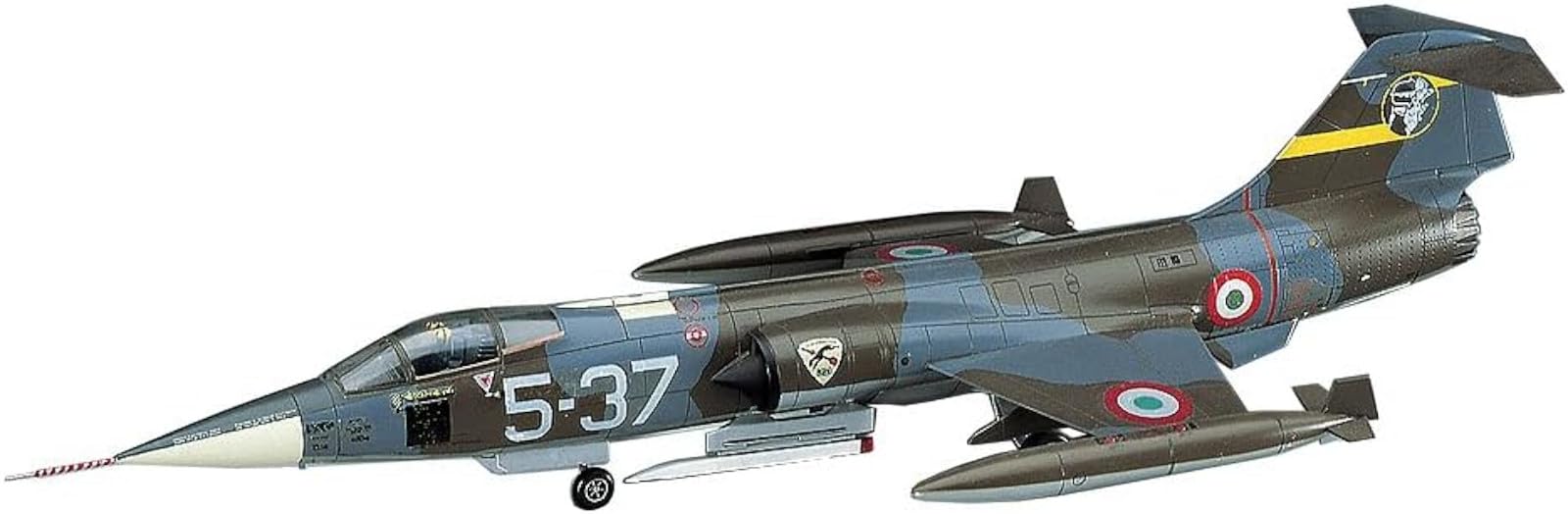 Hasegawa Industries Italian Air Force Starfighter Plastic Model Kit D17 (Hasegawa) 1/72 F-104S/F-104G