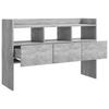 vidaXL Sideboard Betongrau 105x30x70 cm Holzwerkstoff