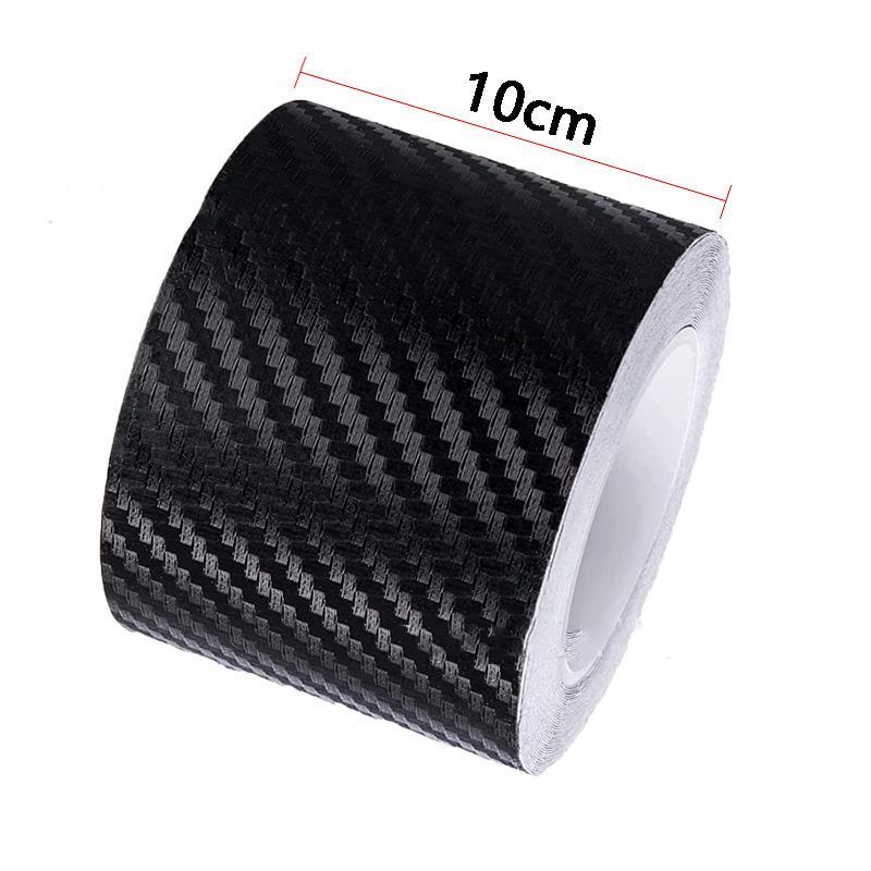 5M DIY Nano 3D Carbon Fiber Car Stickers Door Sill Protector Bumper Tape Car Protector Strip Waterproof Protection Film