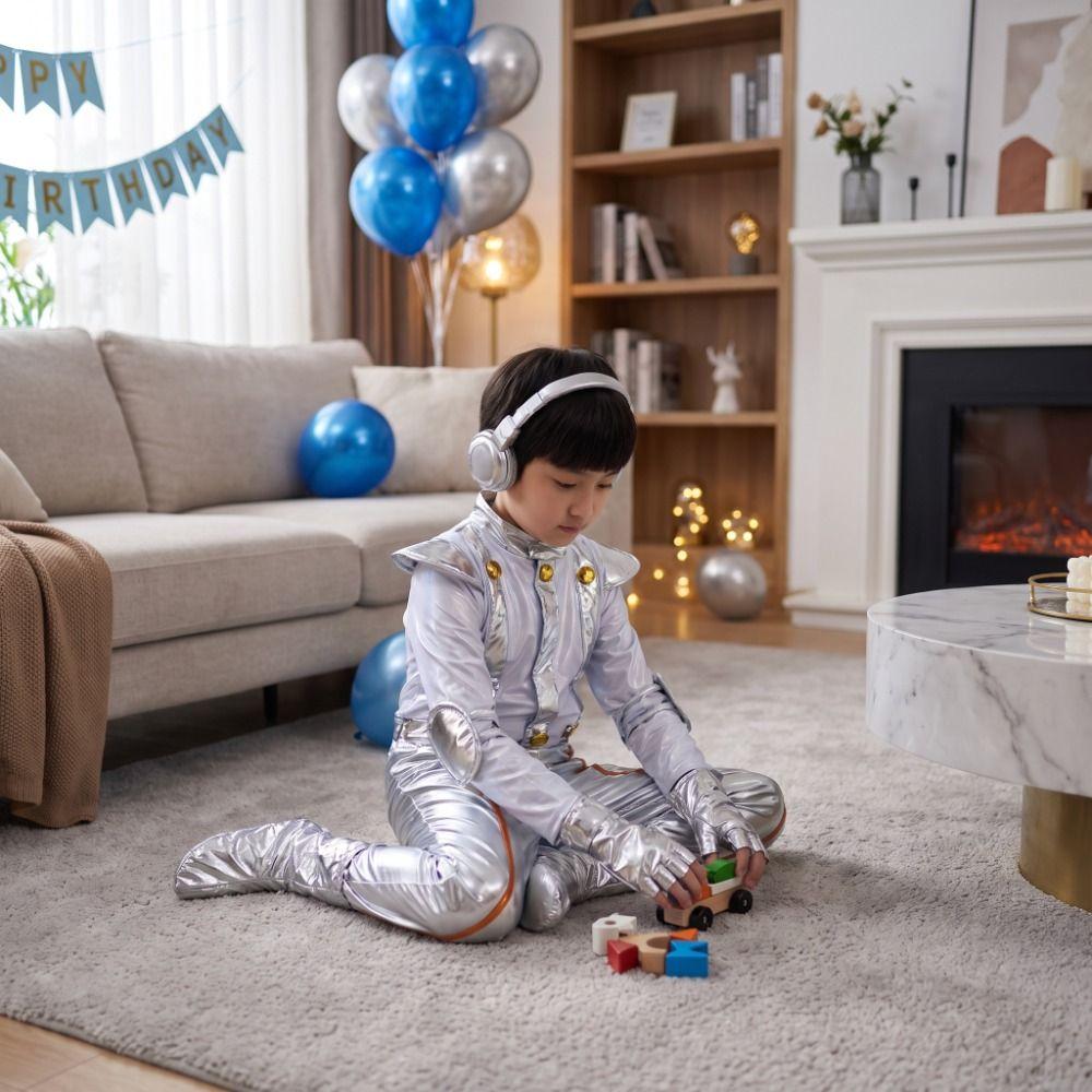 Future Style Space Astronaut Costume Halloween Robot Costume Cute Alien Cosplay Costume Party