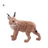 Realistische Tierfigur Leopardkatze Roter Panda Maus Schnabeltier Frettchen Egernia