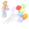 8pcs/set 1/12 Dollhouse Miniature Colorful Balloons Doll House Decor Toy