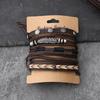 Men's Multi-layer Alloy Bangle: 6-Piece Bracelet Set with European and American Style