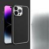 Suitable for IPhone15 Mobile Phone Case Electroplated Border 14pro Skin Feeling Micro-matte MAX Large Hole Full Cover Anti-fall Soft Shell