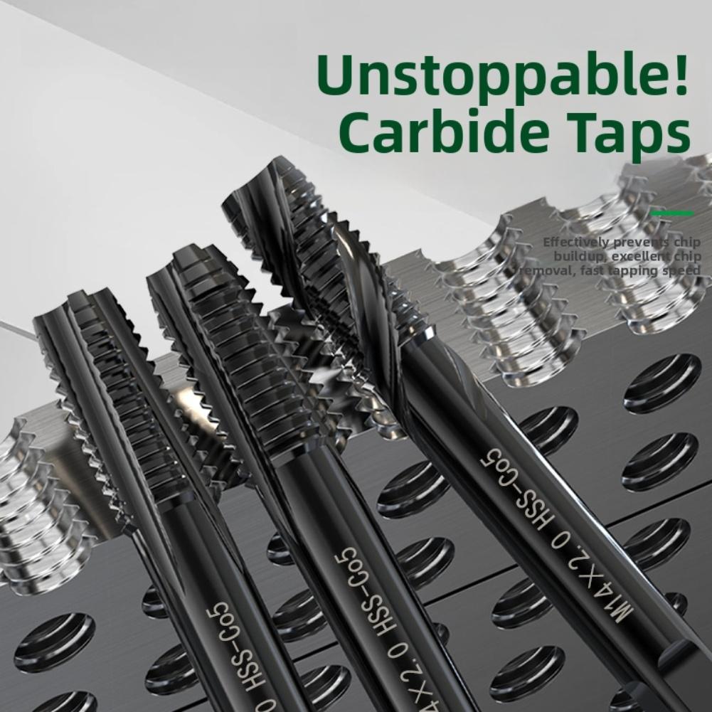 

Tap Set with 3 Sizes M6 M8 M10 for Stainless Steel Threading Using For M35 HSS Co5 Material with Enhanced Hardness China Mainland