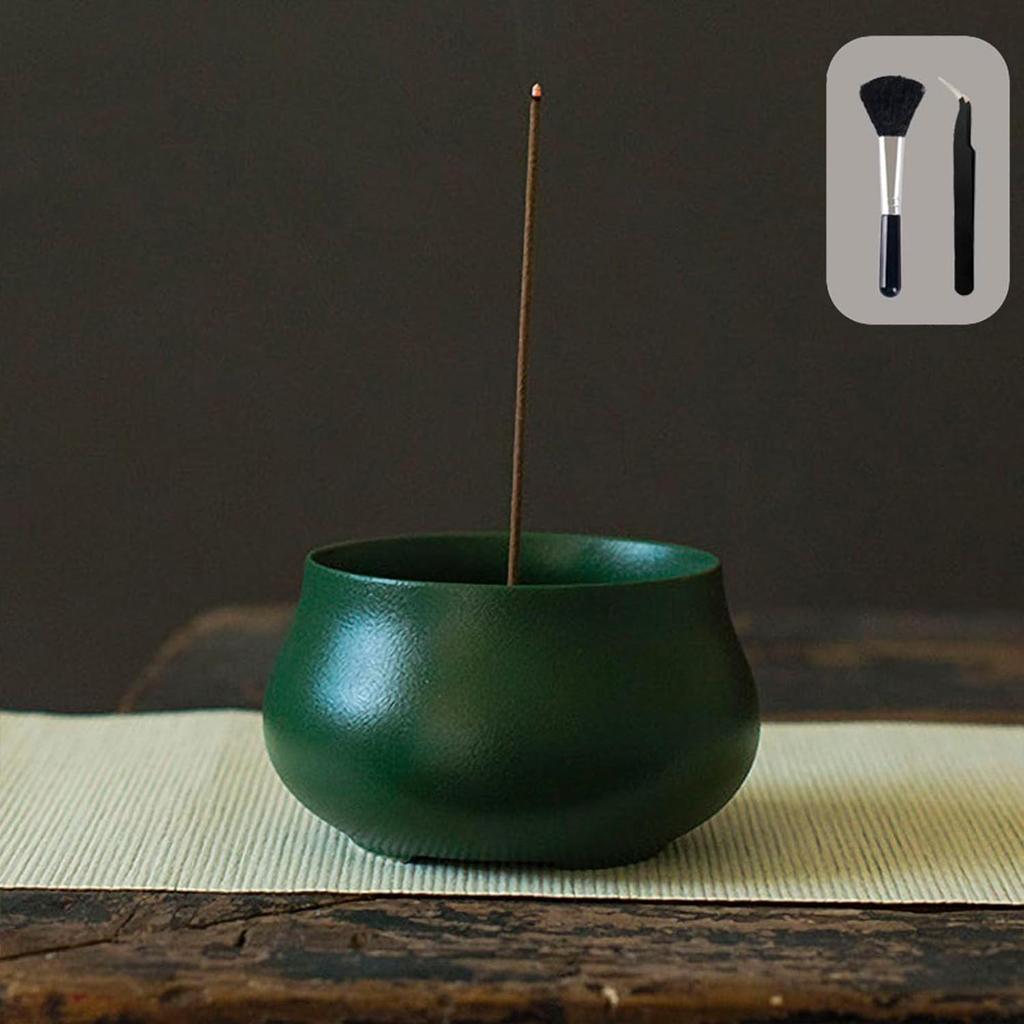 GOKEI Incense Ceramic Mini Incense Aromatherapy Incense for Buddhist Incense Incense Incense Mini Buddhist Simple Incense Calming and Healing Aid for