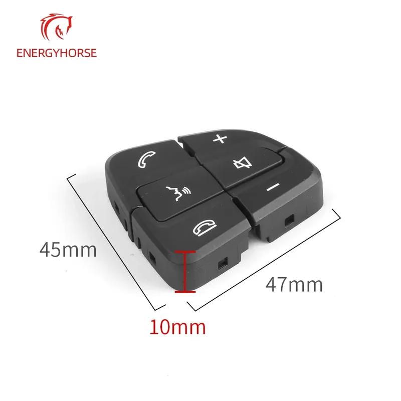 For Mercedes W205 W253 Car Steering Wheel Switch Control Buttons For Benz C GLC Class C200 C220 C260 GLC250 GLC300 2015-2021