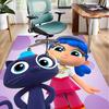 Rainbow Kingdom Adventure Office Rug Chair Mat, Game Carpet, Suitable for Front Door, Bedroom, Living Room, Desk, Holiday Gift