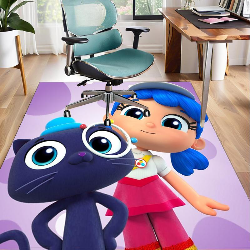 Rainbow Kingdom Adventure Office Rug Chair Mat, Game Carpet, Suitable for Front Door, Bedroom, Living Room, Desk, Holiday Gift