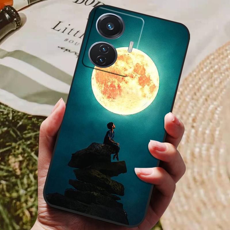 Etui dla vivo T1 4G VivoT1 V2153 Miękkie Silikonowe Etui na Tył z TPU dla vivo T1 44W Etui na Telefon Snapdragon 680 Ochronne Modne Coque