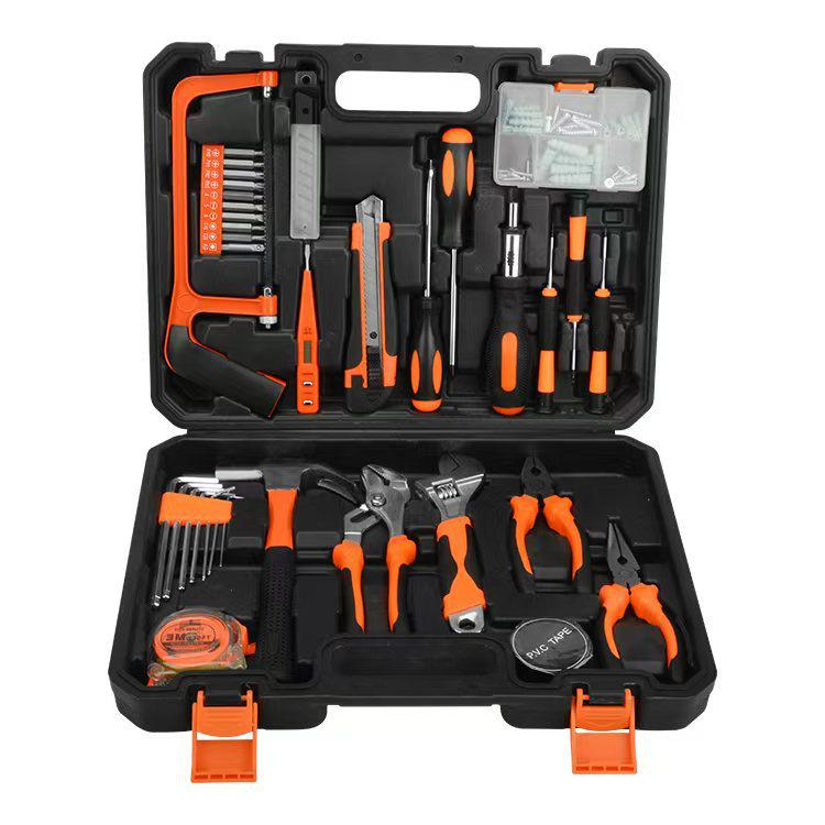 Portable Carbon Steel Multifunctional Tool Set for Emergency and Household Repairs