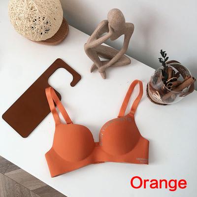 Women Fashion Comfort Breathable Seamless Soft Bras Push Up Bra Solid Color Underwear Sexy Lingerie EMA