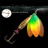 FISH KING Spinner Isca Long Cast 18g 24g Colher Iscas Pike Metal Isca De Pesca Baixo Isca Dura Con Ganci