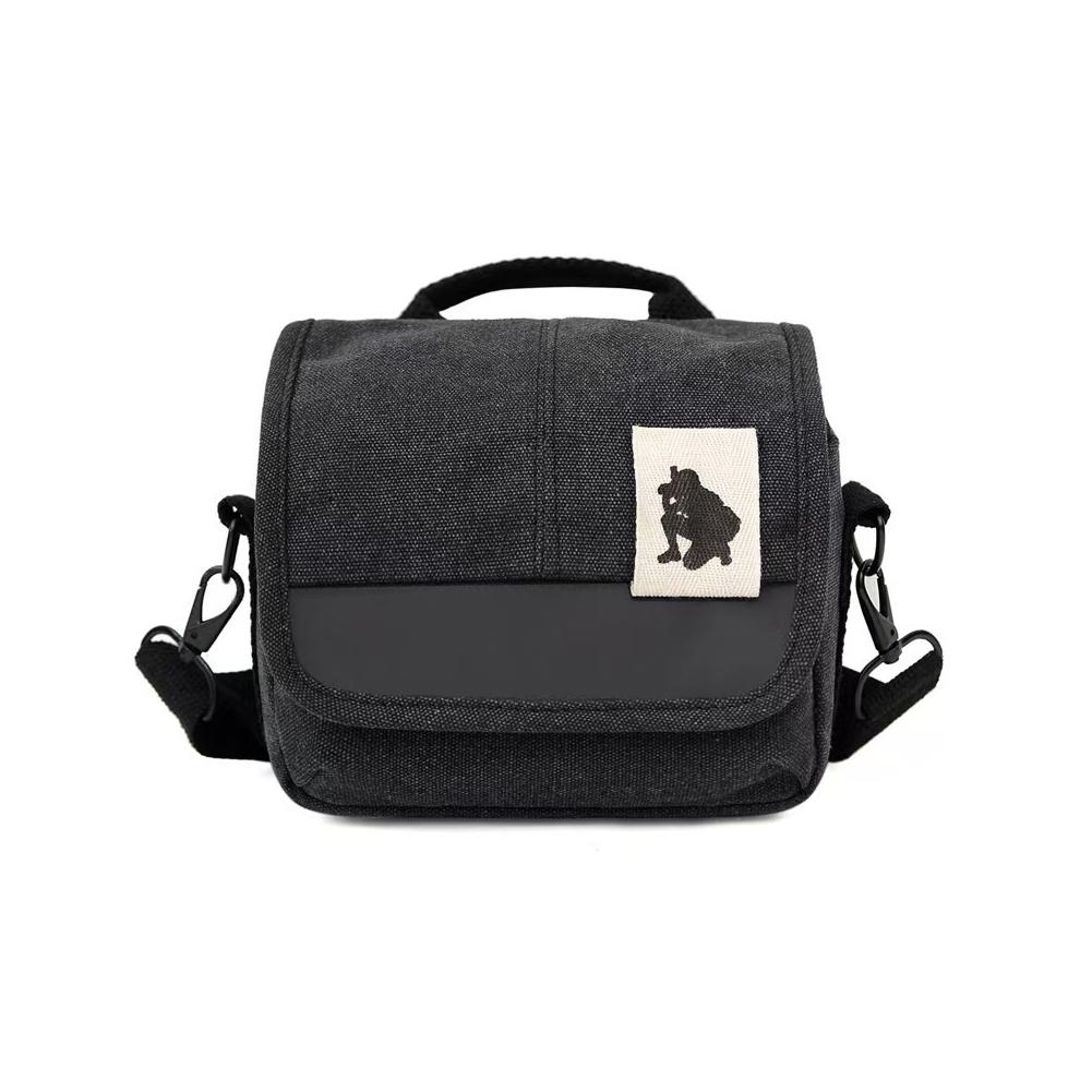 Canvas Camera Shoulder Bag For Canon R100 R10 R50 R8 R7 RP 250D 200D M200 M50 SX70 SX60 Nikon ZFC 18-55mm Lens Case Bag