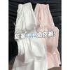 Milk Fu Wide-leg Pants Women's Summer Thin Loose Drape Straight Casual Small Cool and Cold Silk Yamamoto Milk Leather Pants