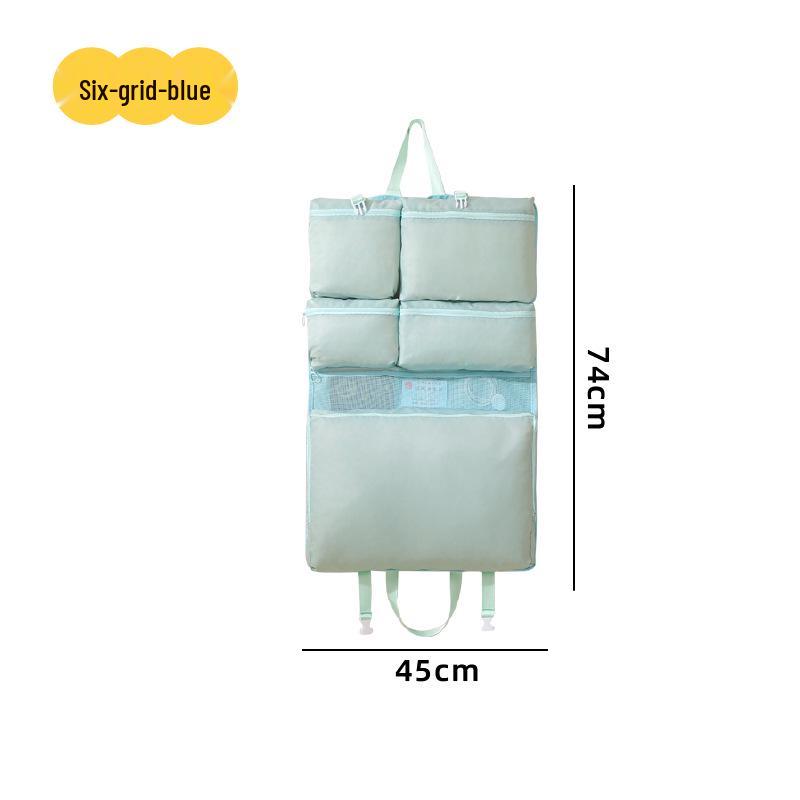 Wall-Mounted Multi-Compartment Travel and Home Storage Bag for Clothes & Underwear