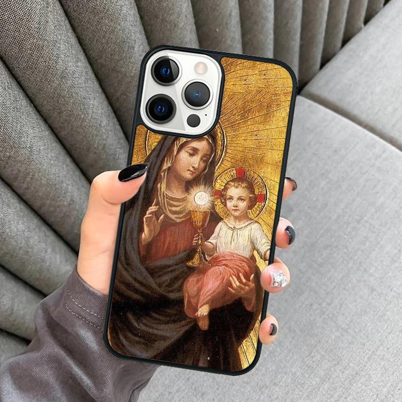 

Virgin Mary of Hope Catholic Religious Phone Case For iPhone 17 Air 16 16e 15 13 14 Pro Max 11 12 Plus 2022 MAX Cover iPhone 17Air