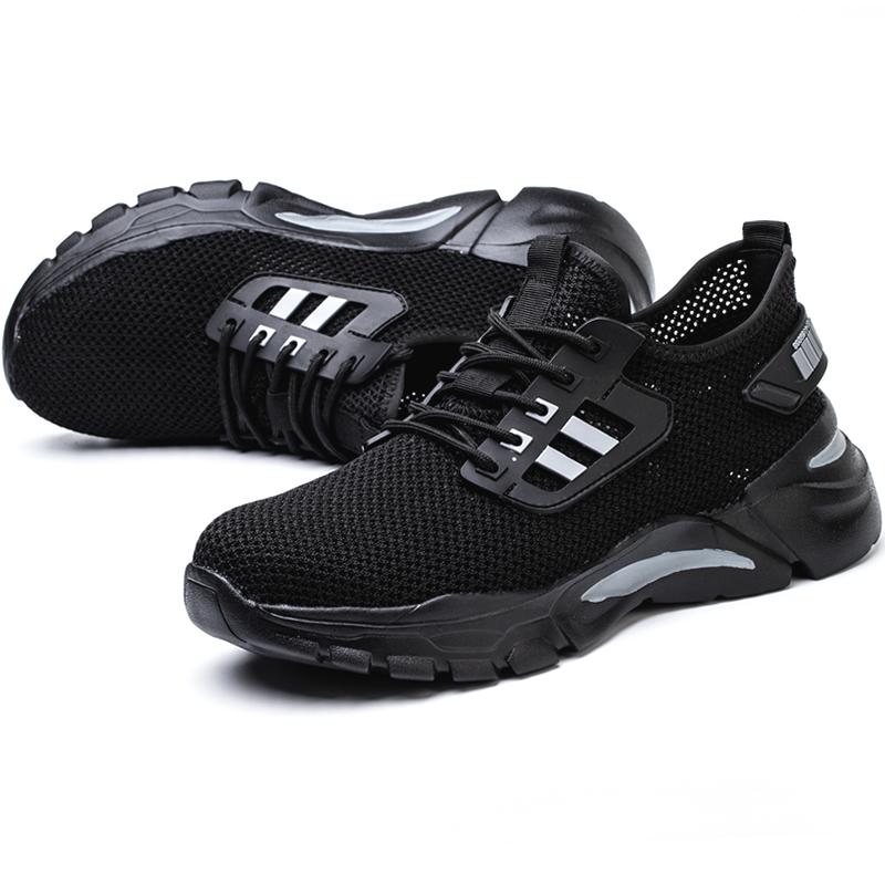 Safety Shoes Work Shoes Steel Toe Men Puncture-protective Work Boots Indestructible Safety Lightweight