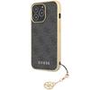 Funda para iPhone 14 Pro Guess Colección 4G Charms Gris