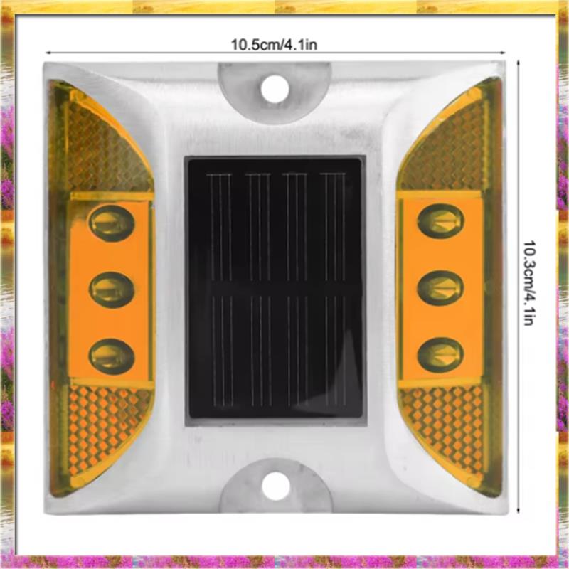 Aug. Ground Marker Lights Double-Sided Warning Light Cast Aluminum Road Stud Lights At Night