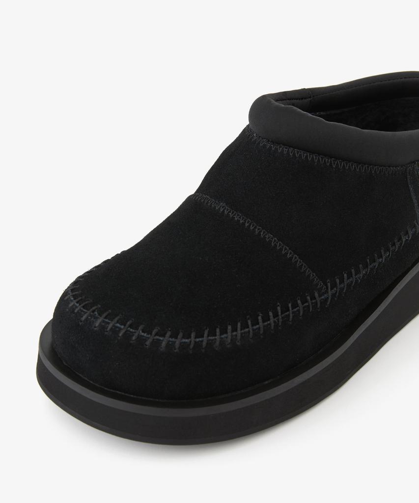 Romantic Move Croco Winter Shoes R24U003 (Black Suede)