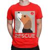 Rescue Beagle Funny 100 Cotton Tshirt Beagle Tees Tops For Unisex