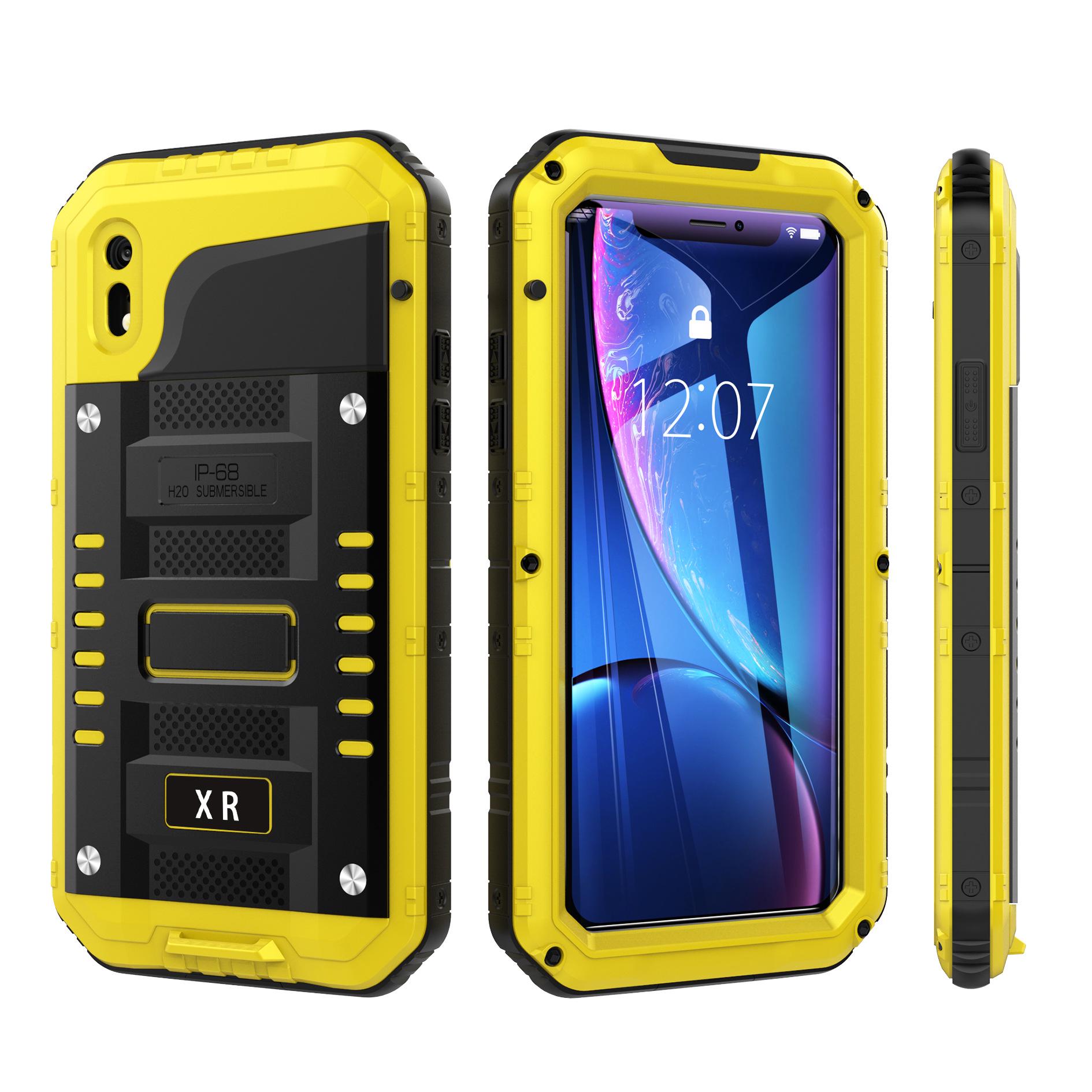 

iPhone XR 6.1 Waterproof Shockproof Diving Case For iPhone XR жёлтый
