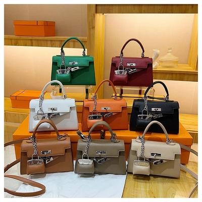 Beliebte einfarbige Damentaschen Hundred Umhängetaschen Premium Sense Handtaschen weiblich