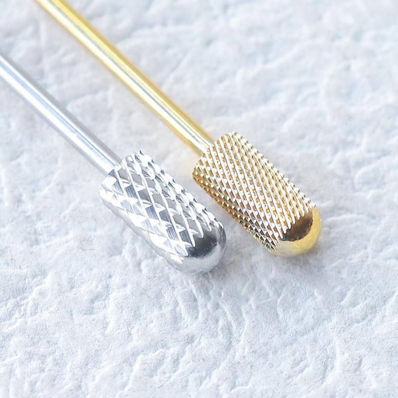 Tungsten Carbide Milling Cutter Nail Drill Bits For Electric Manicure Machine Pedicure Gold Silver Nails Files Accessories