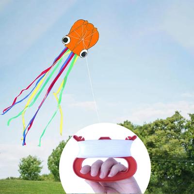 4m Giant Octopus Kite Orange 3D Soft Kite New Children Flying Toy  Family Interaction
