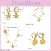 Beach Shell Stainless Steel Necklace With Geometric Pendant For Women Beach Fashion Accessory