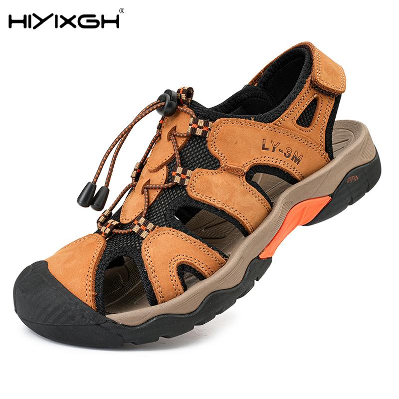2025 New Arrival Mens Casual Shoes Outdoor Man Sandals Comfy Hollow Out Beach Flats Quick Dry Roman Shoe Breathable Summer Shoes