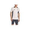 Adidas Real Madrid Tiro 24 Lightweight Breathable Logo Print Short Sleeve Football Shirt Men Tops White IT5134